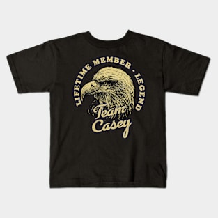 Casey Name - Lifetime Member Legend - Eagle Kids T-Shirt